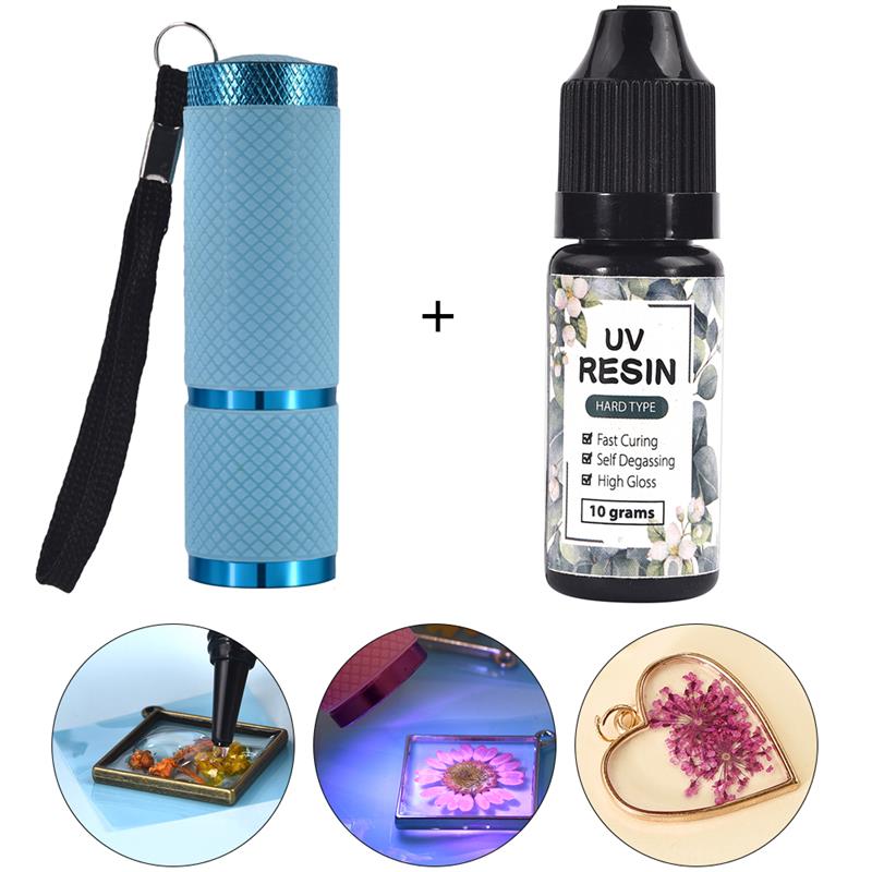 Epoxy Uv Resin Kit - Resina dura UV para hacer joyas,