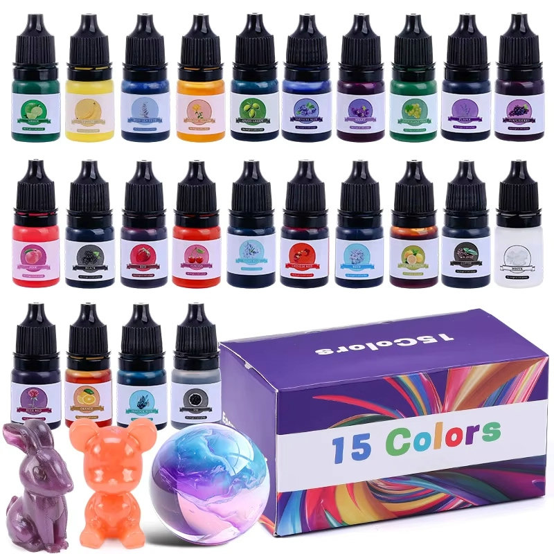 Epoxy Uv Resin Kit - Pigmento de Color de resina epoxi,