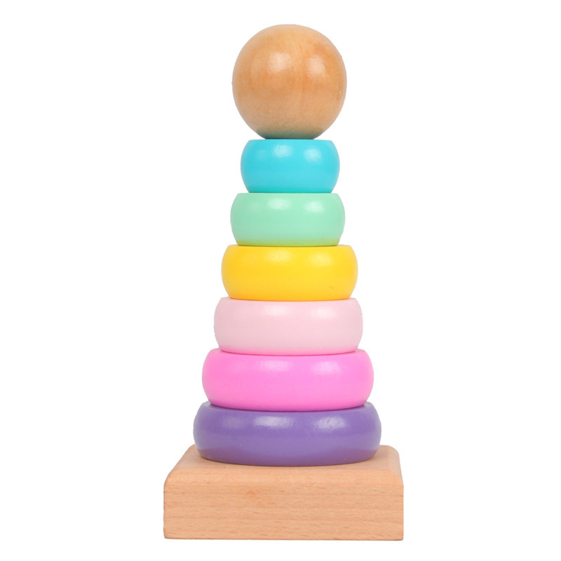 Wood Ring Blank - Virola de torre de arcoíris para