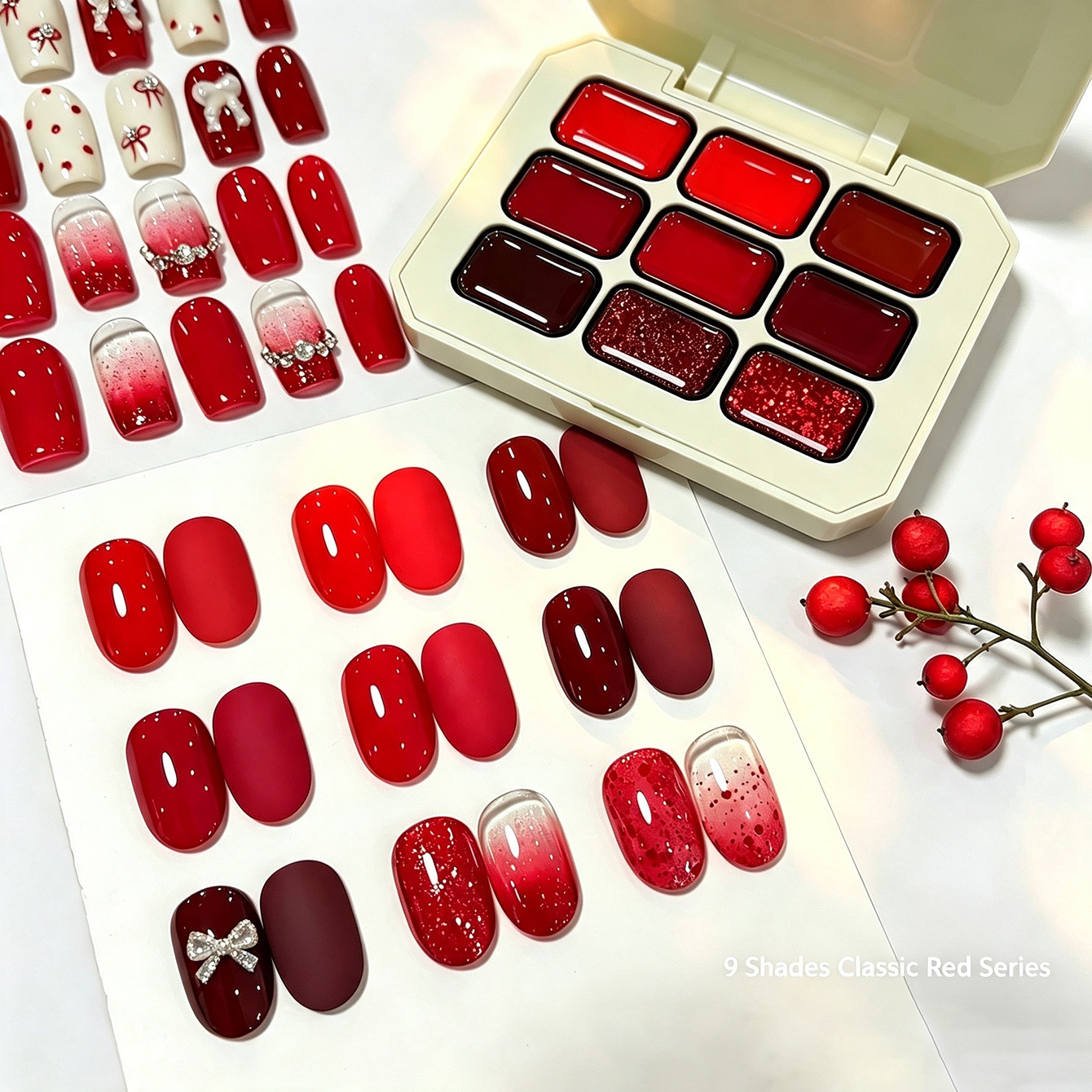 Resin Glitter Pack - Esmalte de Uñas en Gel Sólido