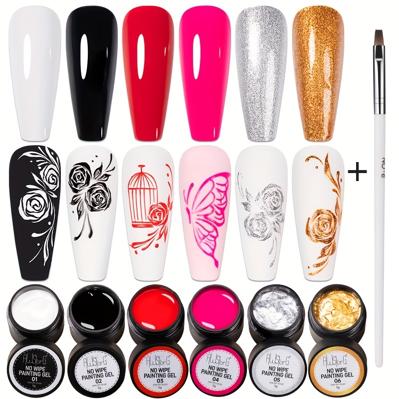 Resin Glitter Pack - AWStorG 7 unids/set no fluido 4
