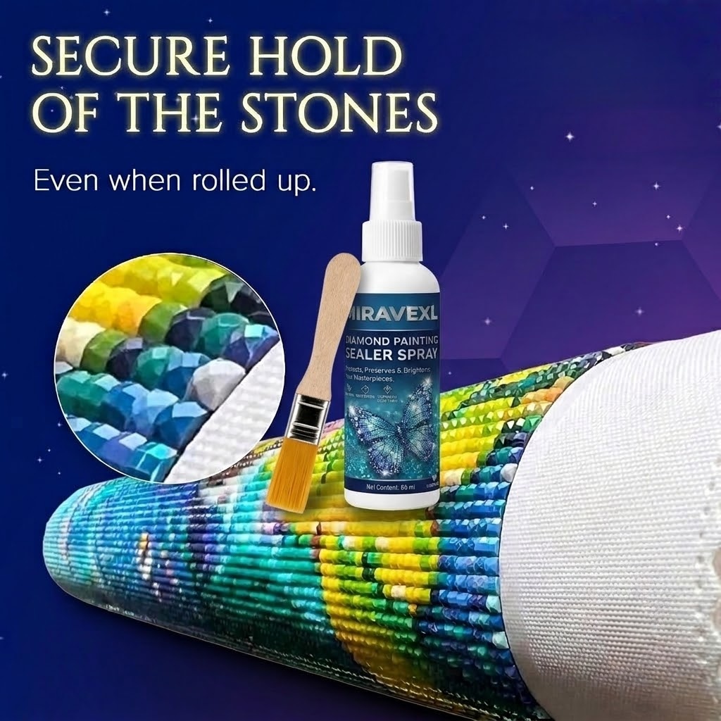 Resin Glitter Pack - Spray y Pincel Sellador Profesional para