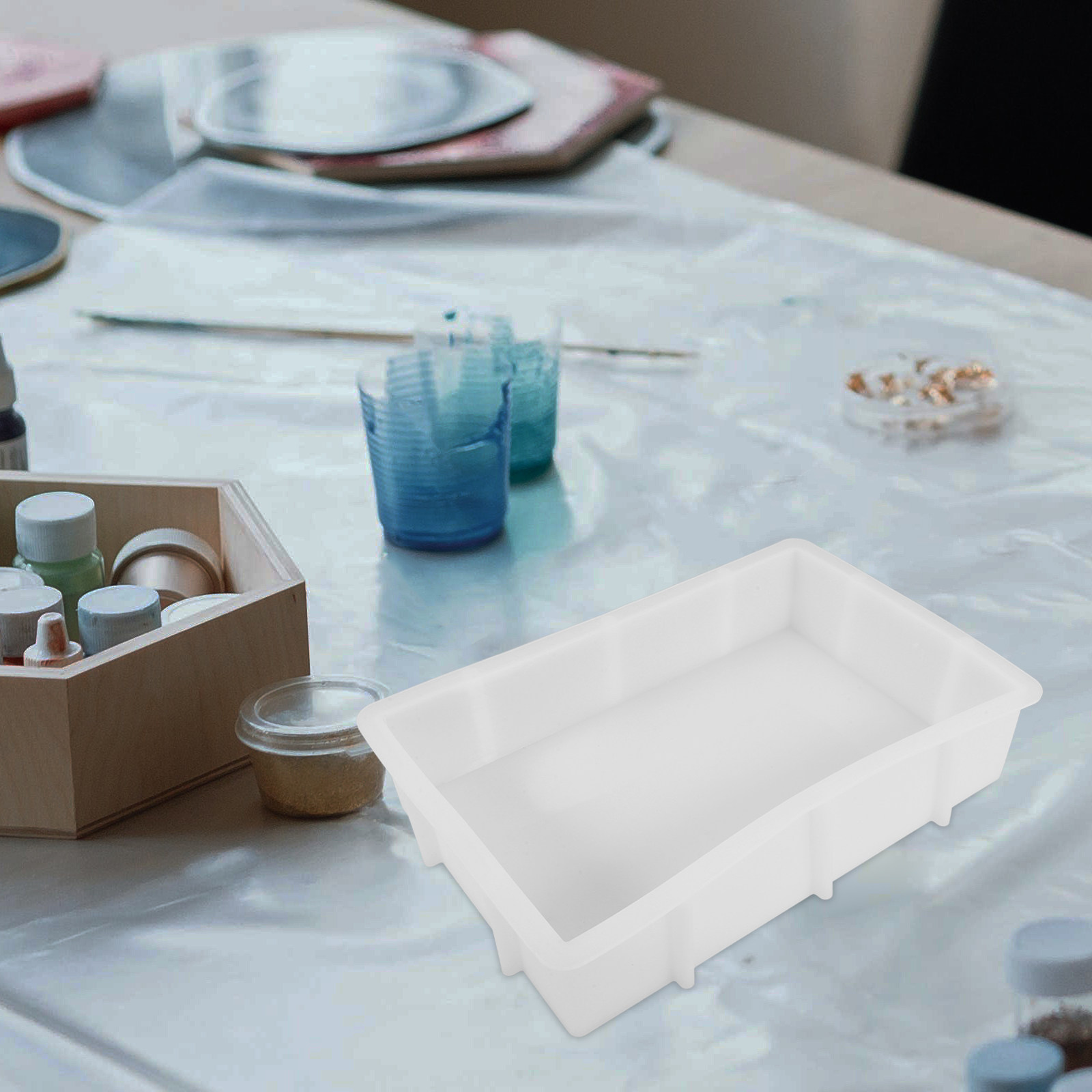 Molde de silicona rectangular  - Silicone Mold Tray reseña y precio