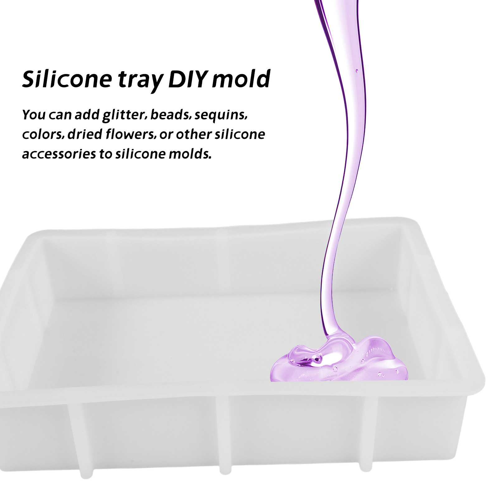 Molde de silicona rectangular  - Silicone Mold Tray reseña y precio