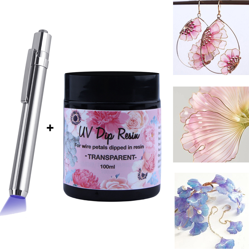 Pegamento de resina UV DIP par - Flower Preservation Resin reseña y precio