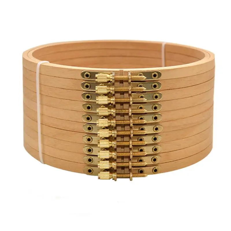 Aros de bordado de madera de h - Wood Ring Blank reseña y precio