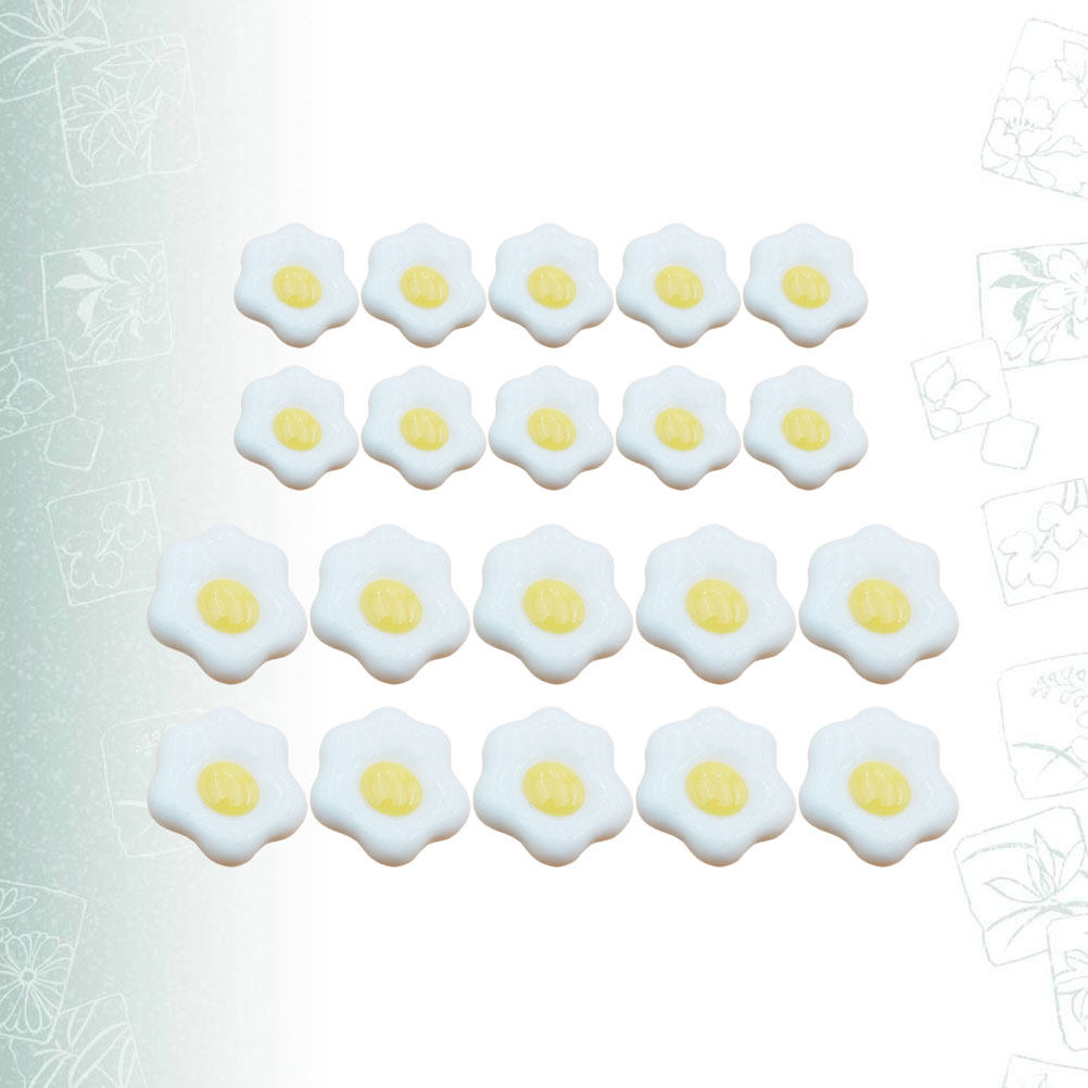 20 Piezas de Huevos Poché Simu - Resin Craft Material reseña y precio