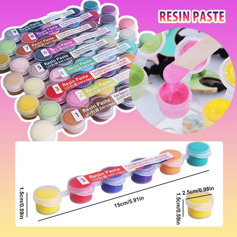 Juego de 6 colores de pigmento - Resin Pigment Set reseña y precio