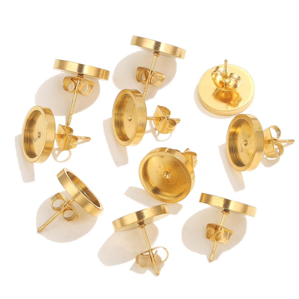 10 Uds. De pendientes dorados  - Resin Craft Kit reseña y precio